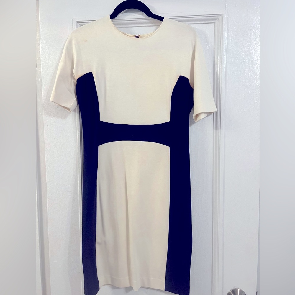 Michael Kors Off White and Black Dress